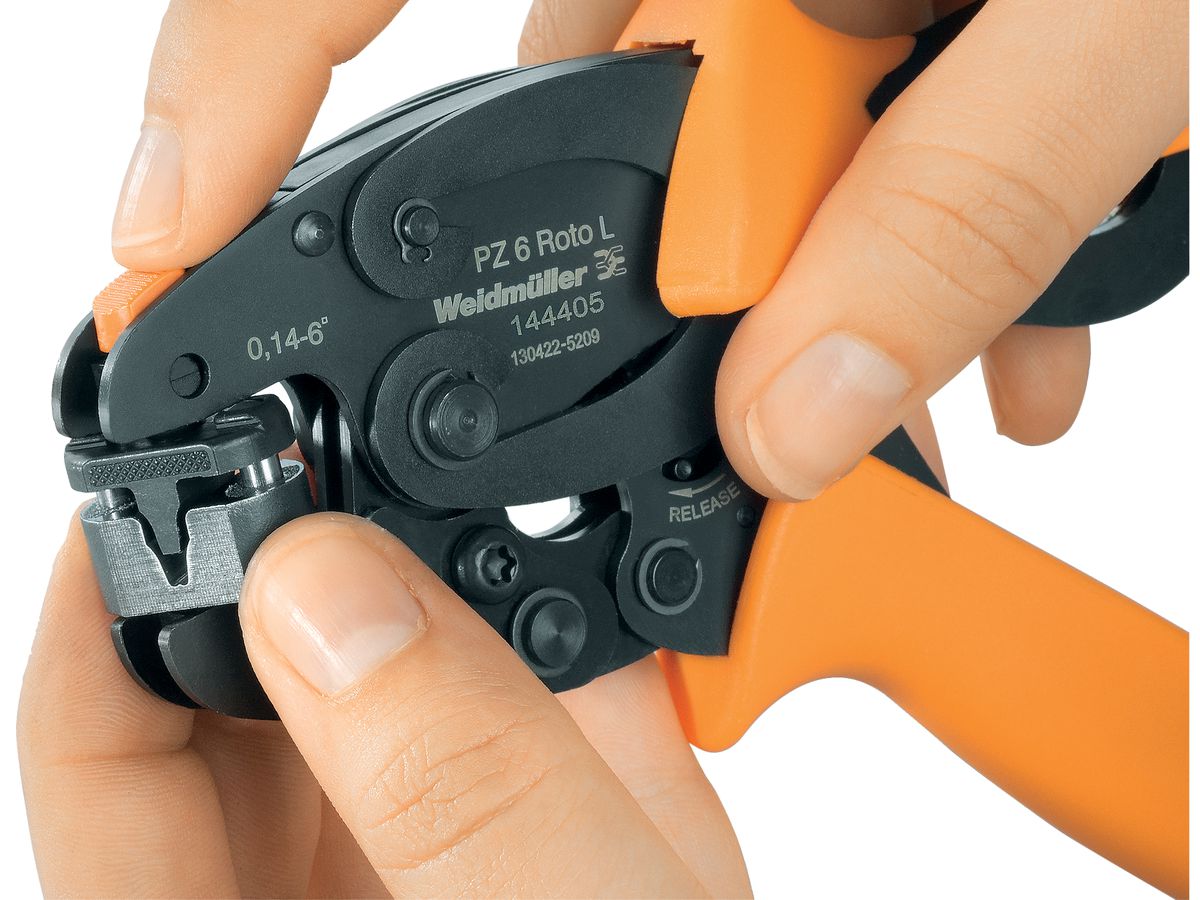 Crimping tool PZ 6 roto L 0.14-6mm² Weidmüller