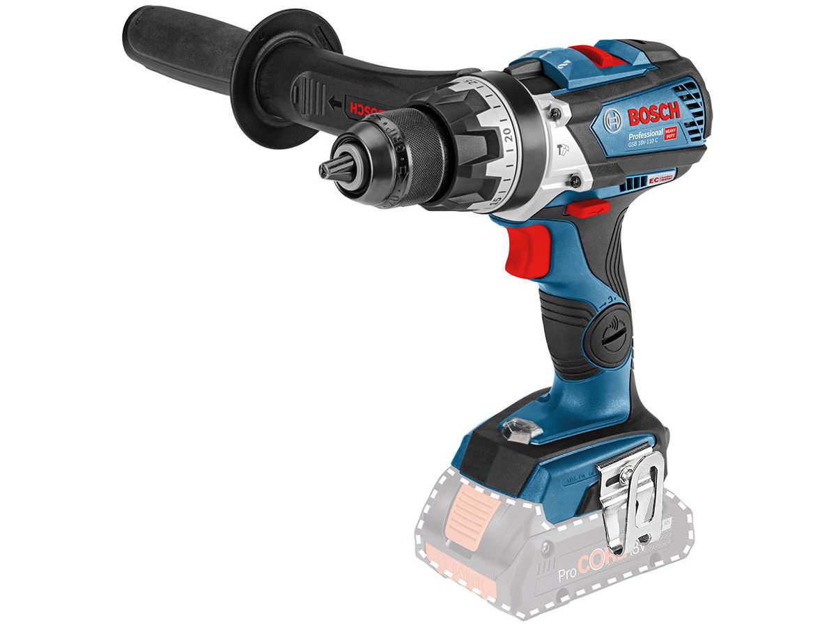 BOSCH Akku-Schlagbohrschrauber GSB 18V-110C, solo, Karton