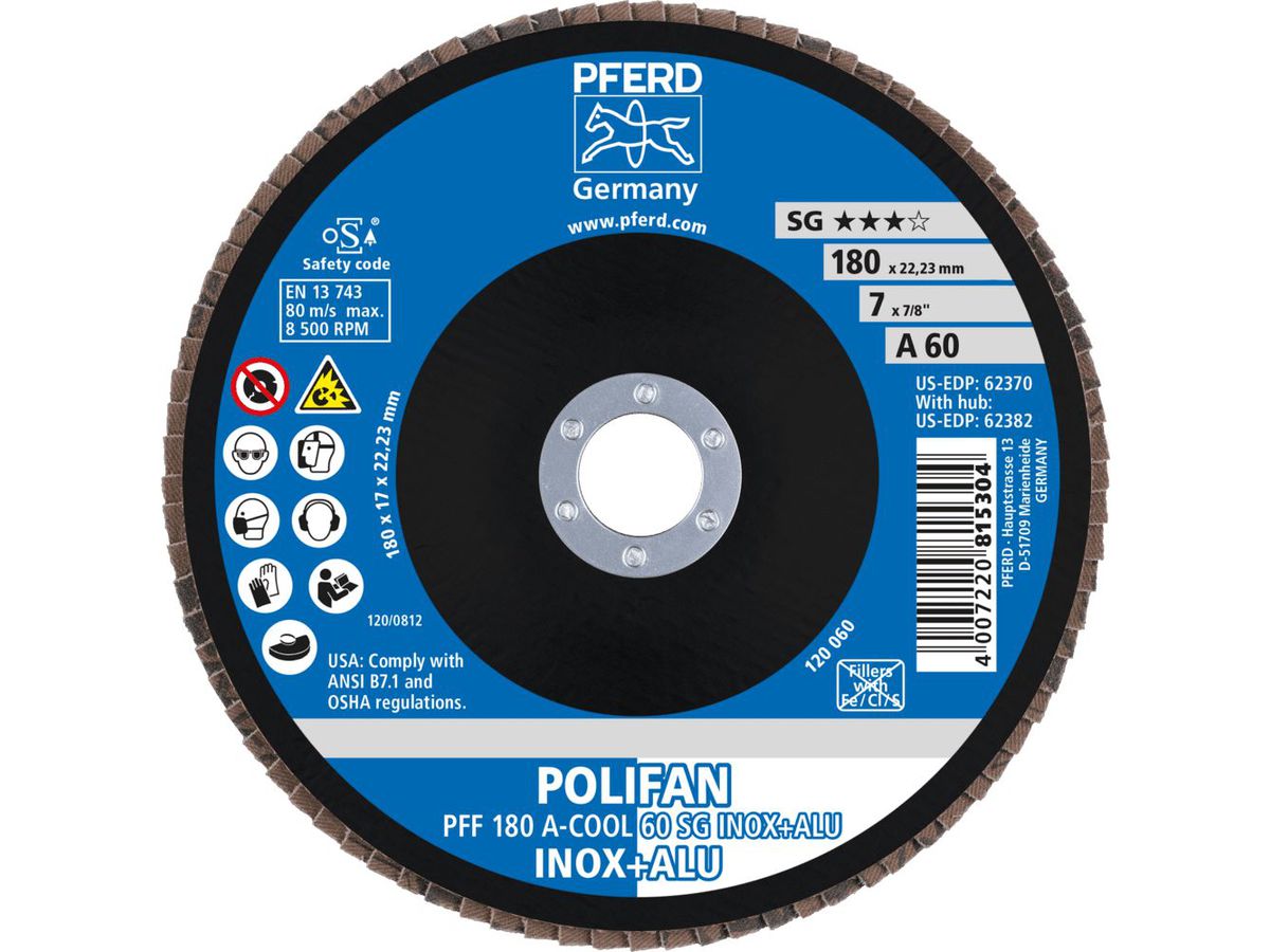 PFERD Polifan PFF 180 A 60 SG-cool
