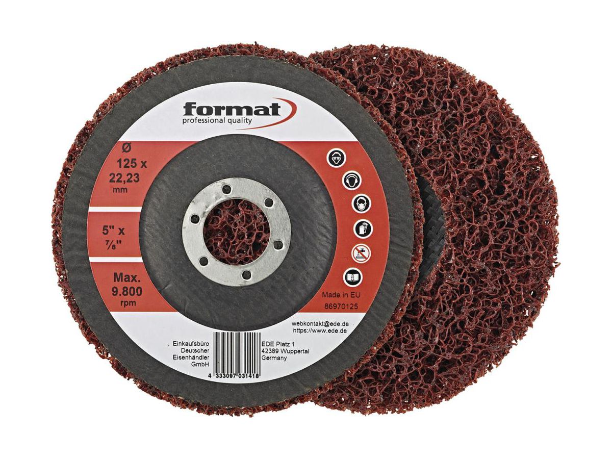 FORMAT Grobreinigungsscheibe Ø 115 mm soft