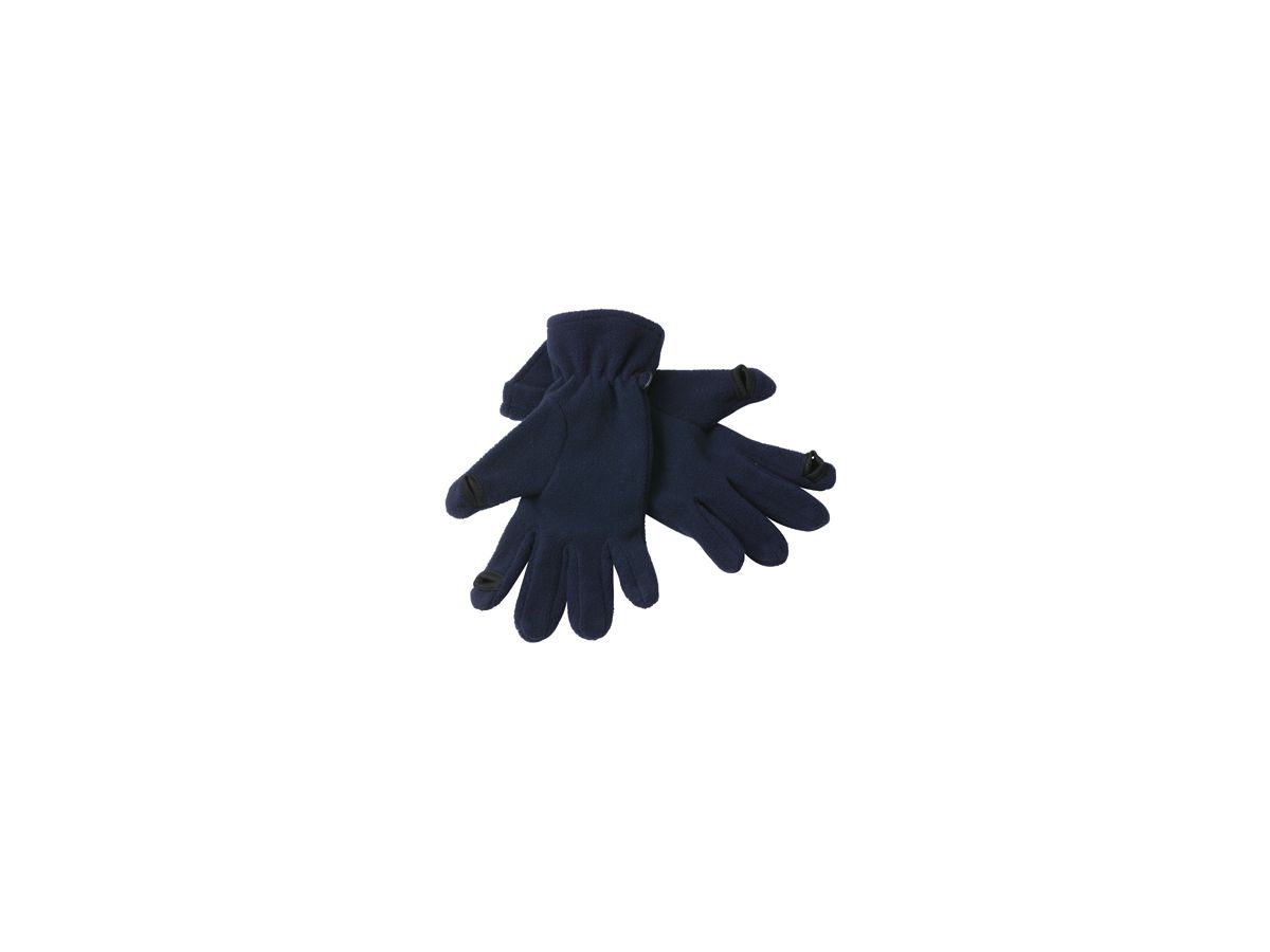 mb Touch-Screen Fleece Gloves MB7948 100%PES, navy, Größe L/XL