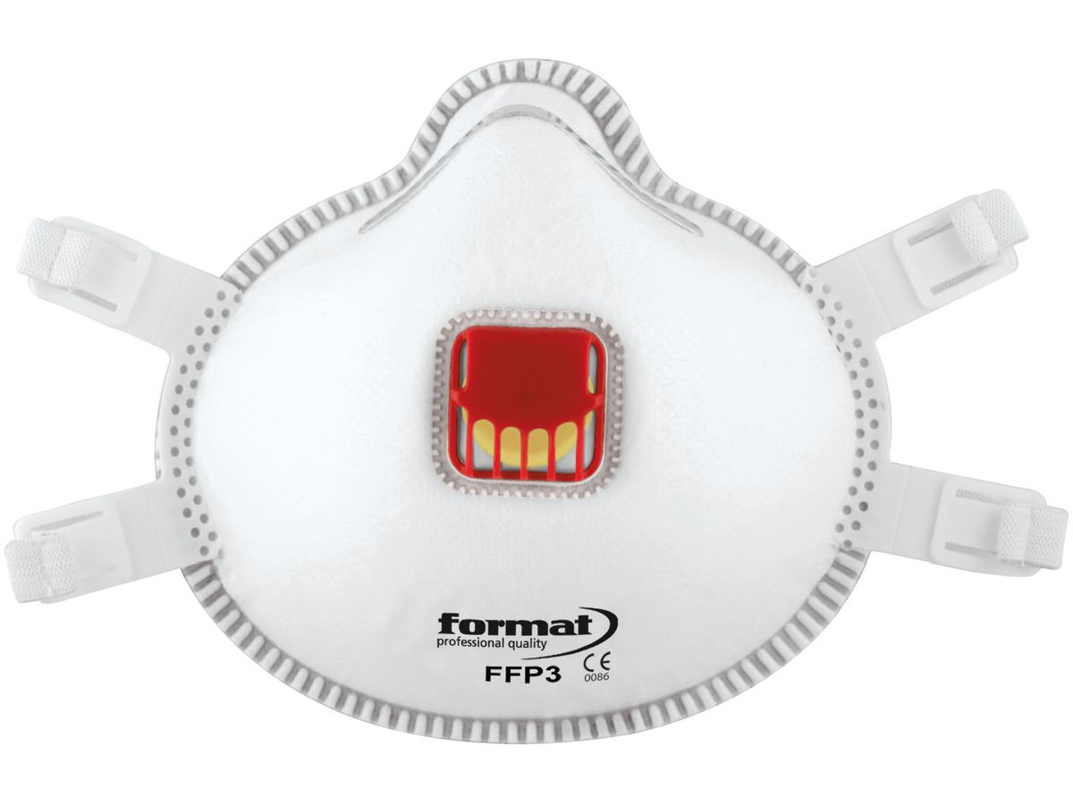 FORMAT Atemschutzkonturmaske FFP3, mit Ventil