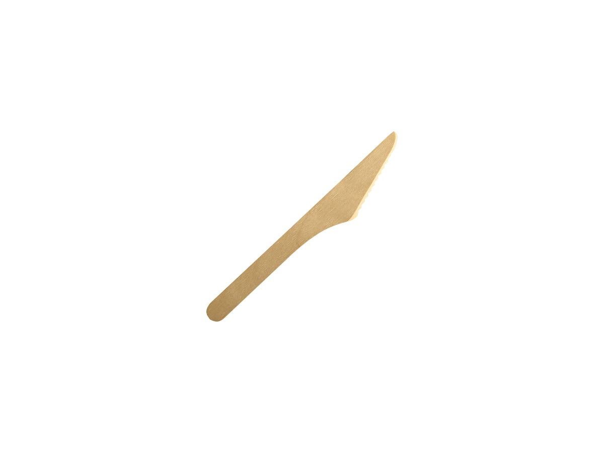 NATURE Star Messer 38855 Holz 16cm natur 100 St./Pack.