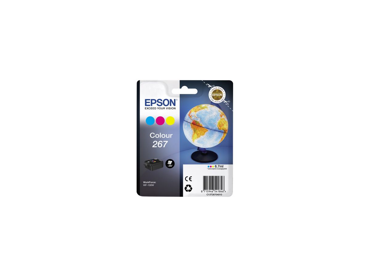 Epson Tintenpatrone C13T26704010 267 6,7ml 200Seiten c/m/y