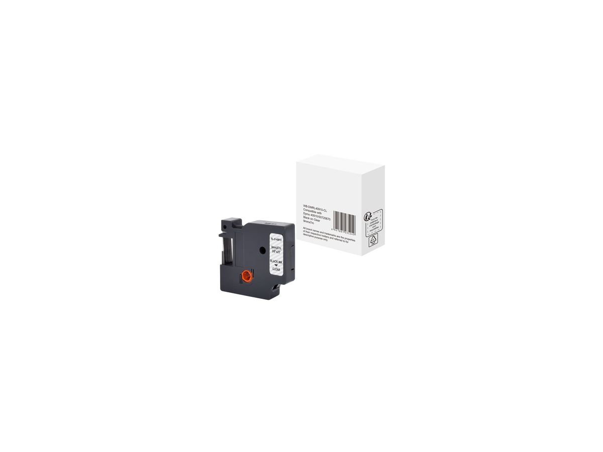 Schriftband wie Dymo S0720670 9mmx7m sw auf tr