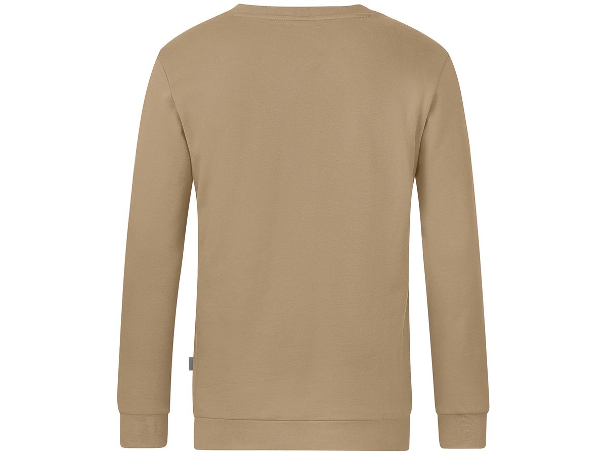 JAKO Sweat Organic Unisex C8820, Gr. L sand
