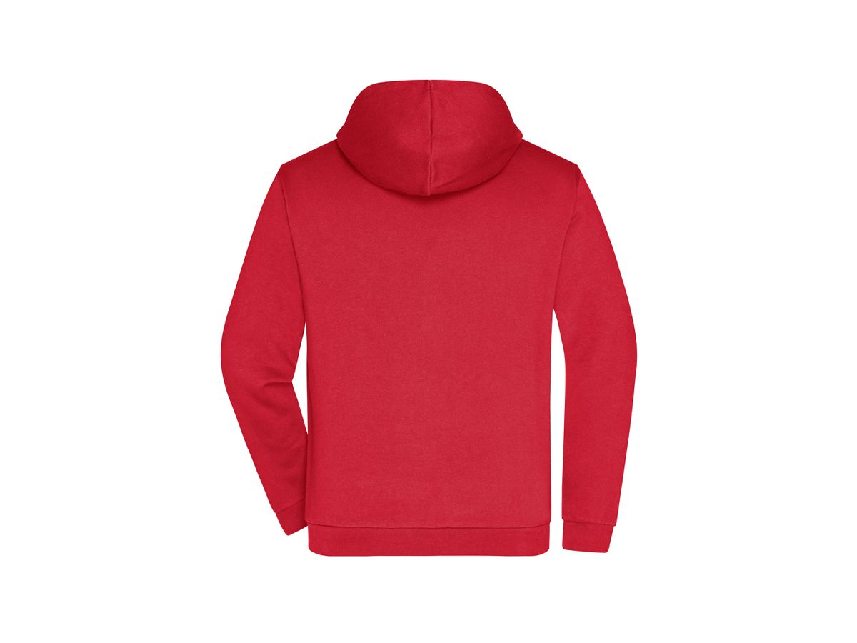 JN Promo Zip Hoody Men JN756 80%BW/20%PES red Gr. L