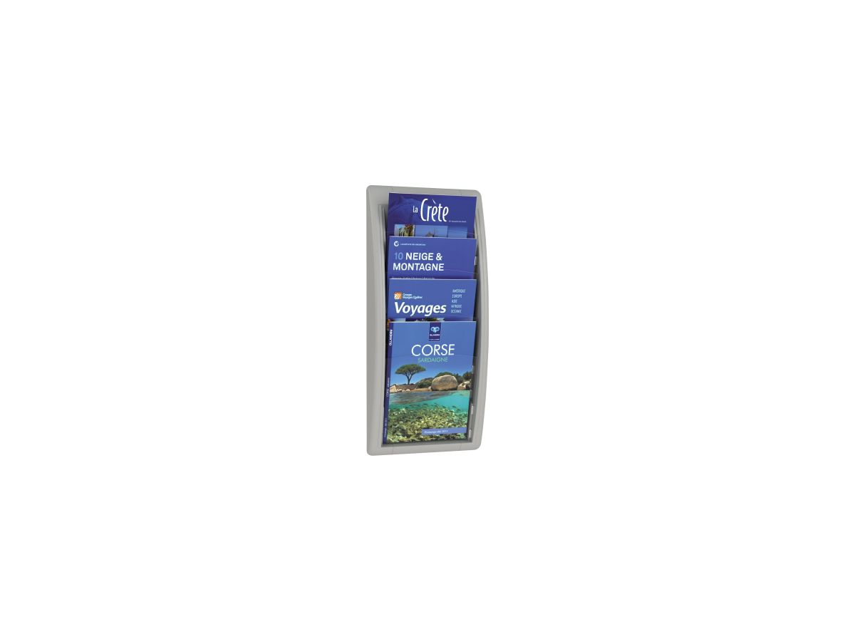 Paperflow Prospekthalter Quick Blick 4061.02 grau