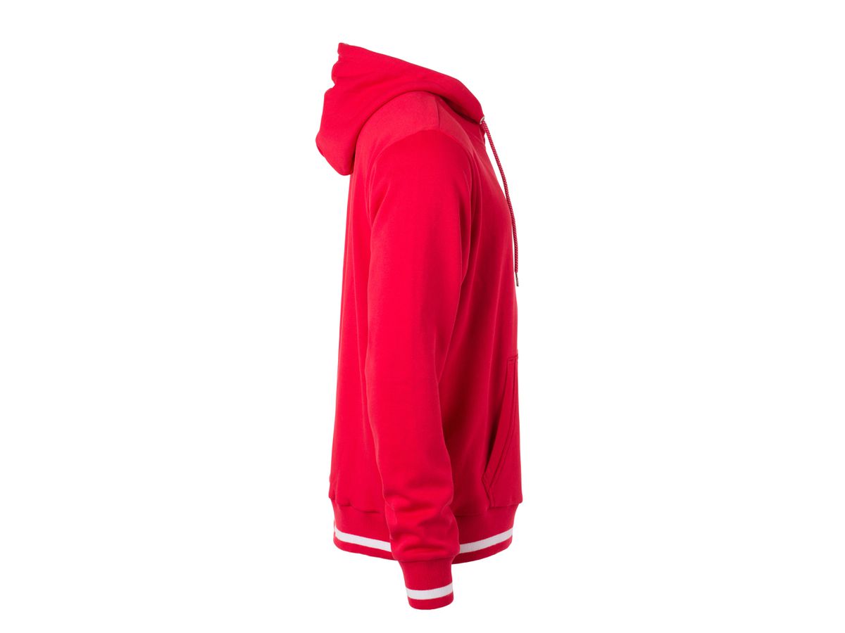 JN Men's Club Hoody JN778 red/white, Größe XXL
