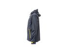JN Mens Outdoor Jacket JN1098 100%PES, iron-grey/yellow, Größe 2XL