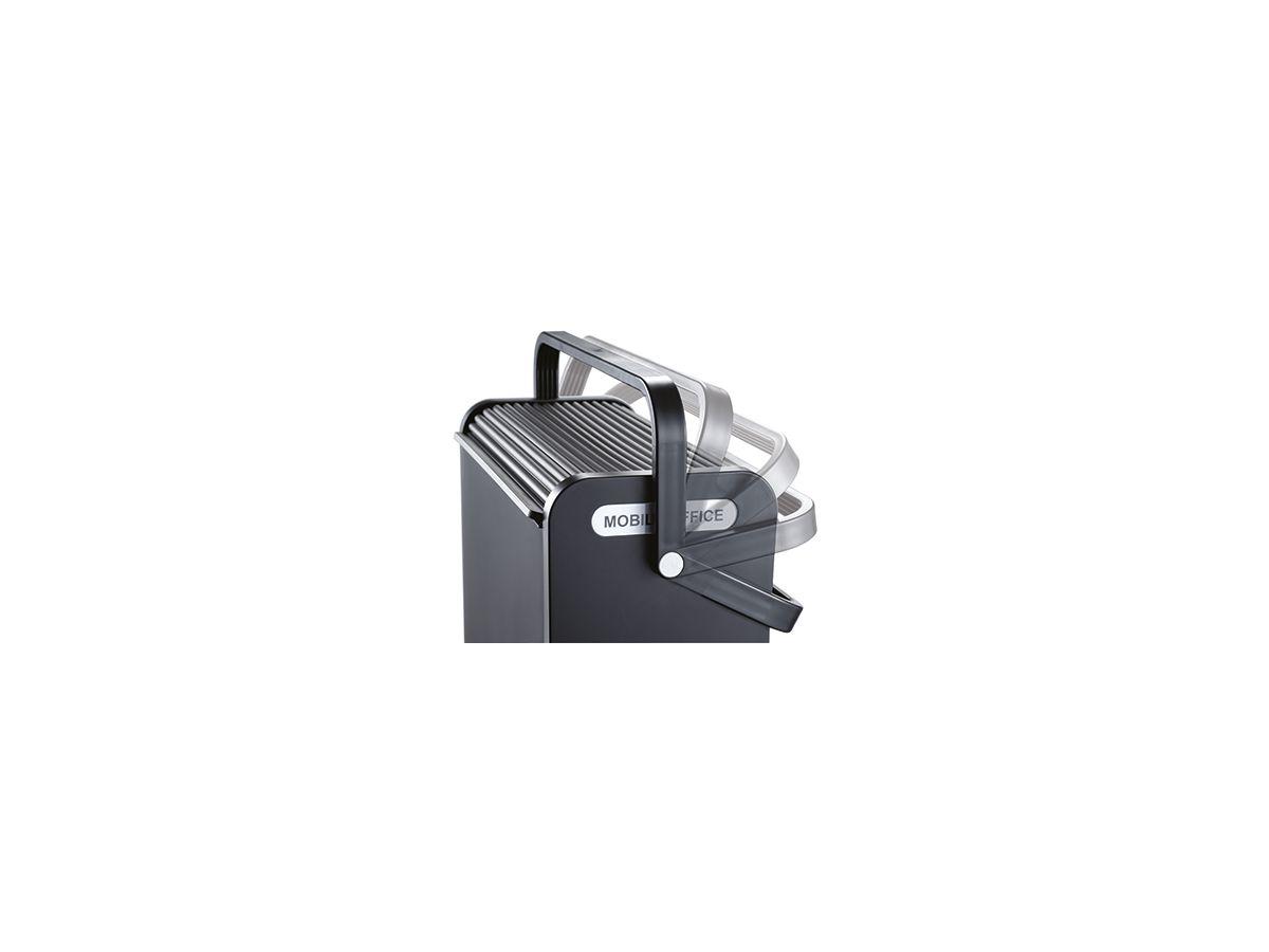 helit Hängebox H6110195 DIN A4 max. 25Mappen PS schwarz
