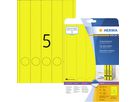 HERMA Ordneretiketten 5131 DIN A4 38x297mm gelb 100 St./Pack