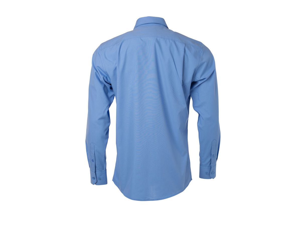 JN Men's Shirt Longsleeve Poplin JN678 aqua, Größe 4XL
