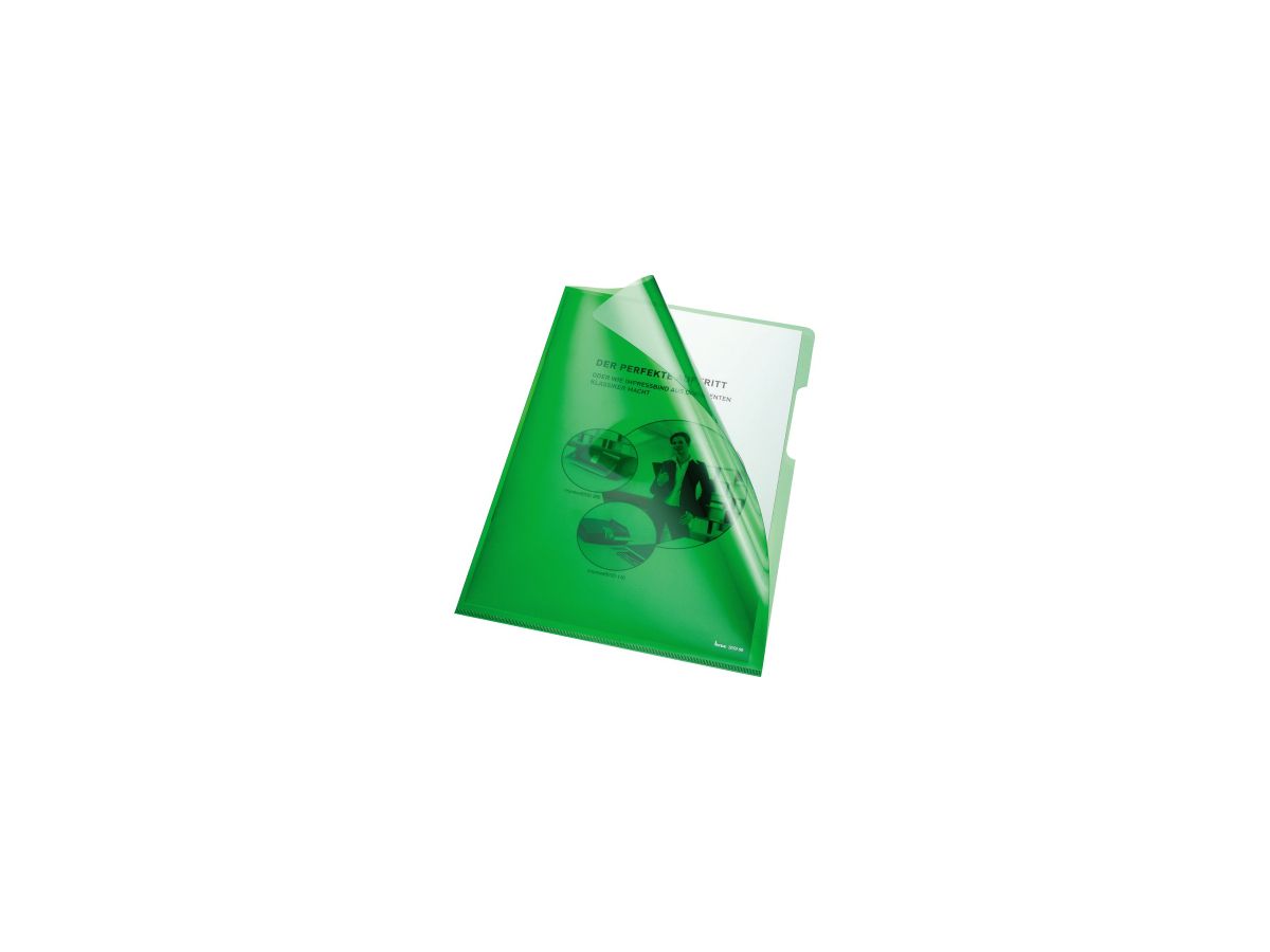 Bene Sichthülle 205000GN DIN A4 HPVC grün 100 St./Pack.