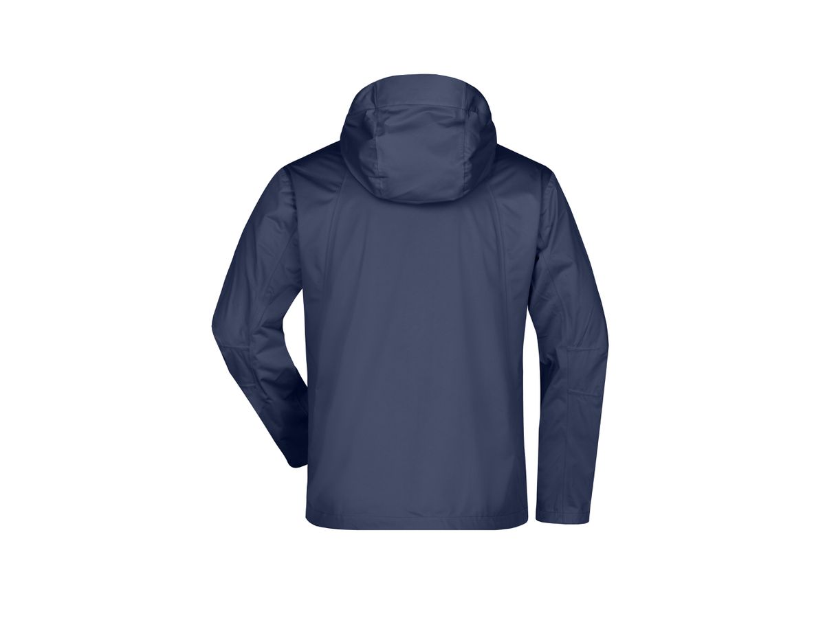 JN Mens Outdoor Jacket JN1098 100%PES, navy/cobalt, Größe 3XL