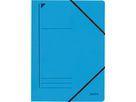 Leitz Eckspanner 39800035 DIN A4 250Blatt Colorspankarton blau
