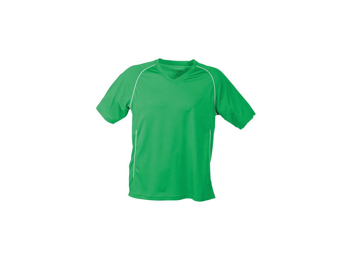JN Team Shirt JN386 100%PES, green/white, Größe L