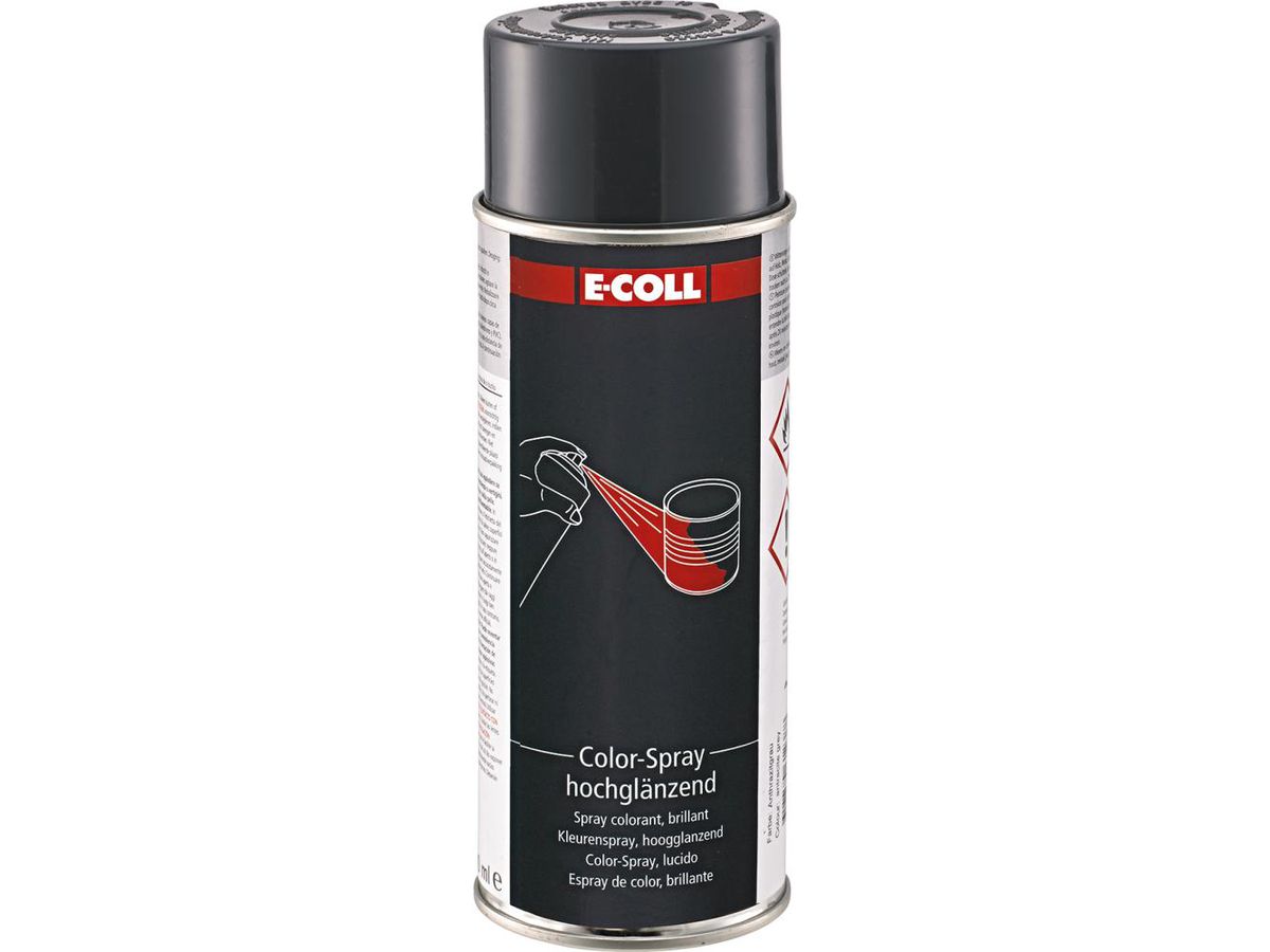 E-COLL Color-Spray, hochglänzend 400Ml Anthrazit-Grau