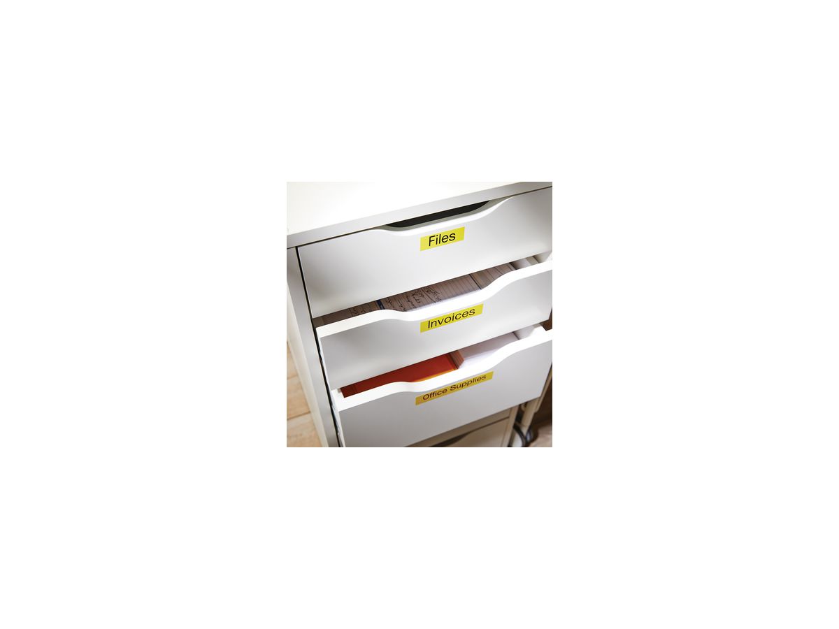 DYMO Schriftbandkassette D1 S0720880 19mmx7m sw auf ge