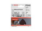BOSCH Schleifblatt F460 Best for Wood and Paint, 93 mm, K 240, VE 5