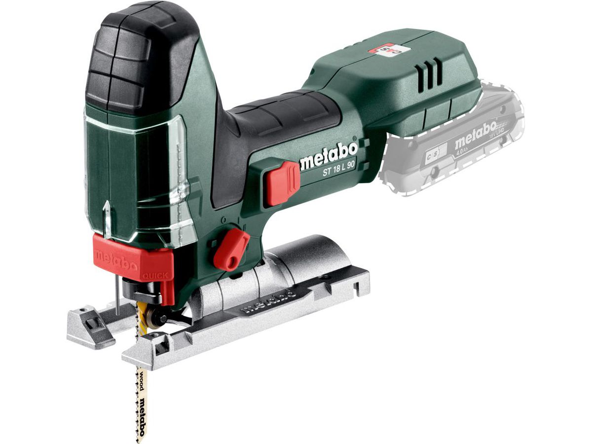 METABO Akku-Stichsäge ST 18 L 90 solo, in metaBOX