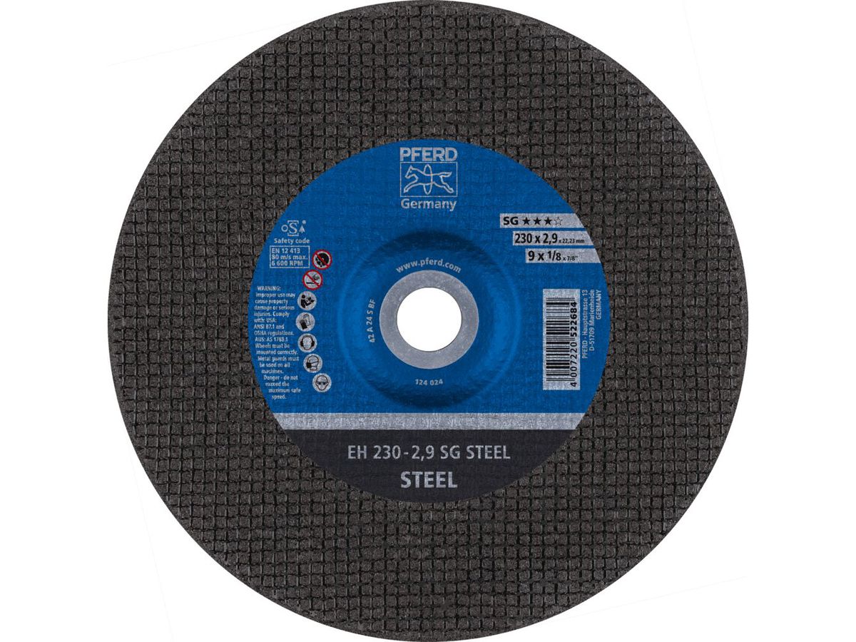 PFERD Trennscheibe EH 230-2,9 A24 S SG
