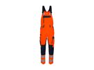 SIOEN SYNC Warnschutz Latzhose Kl. 2 Gr. 48, hi-vis orange/marine, BREAQOUT