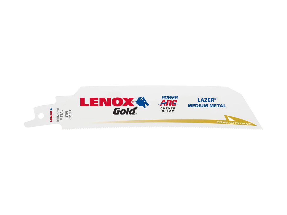 Reciprozaagblad 210956118GR 229x25x0,9mm 18 tanden pak van 5st. LENOX