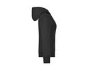 JN Ladies Hooded Jacket JN053 80%BW/20%PES, black, Größe 2XL