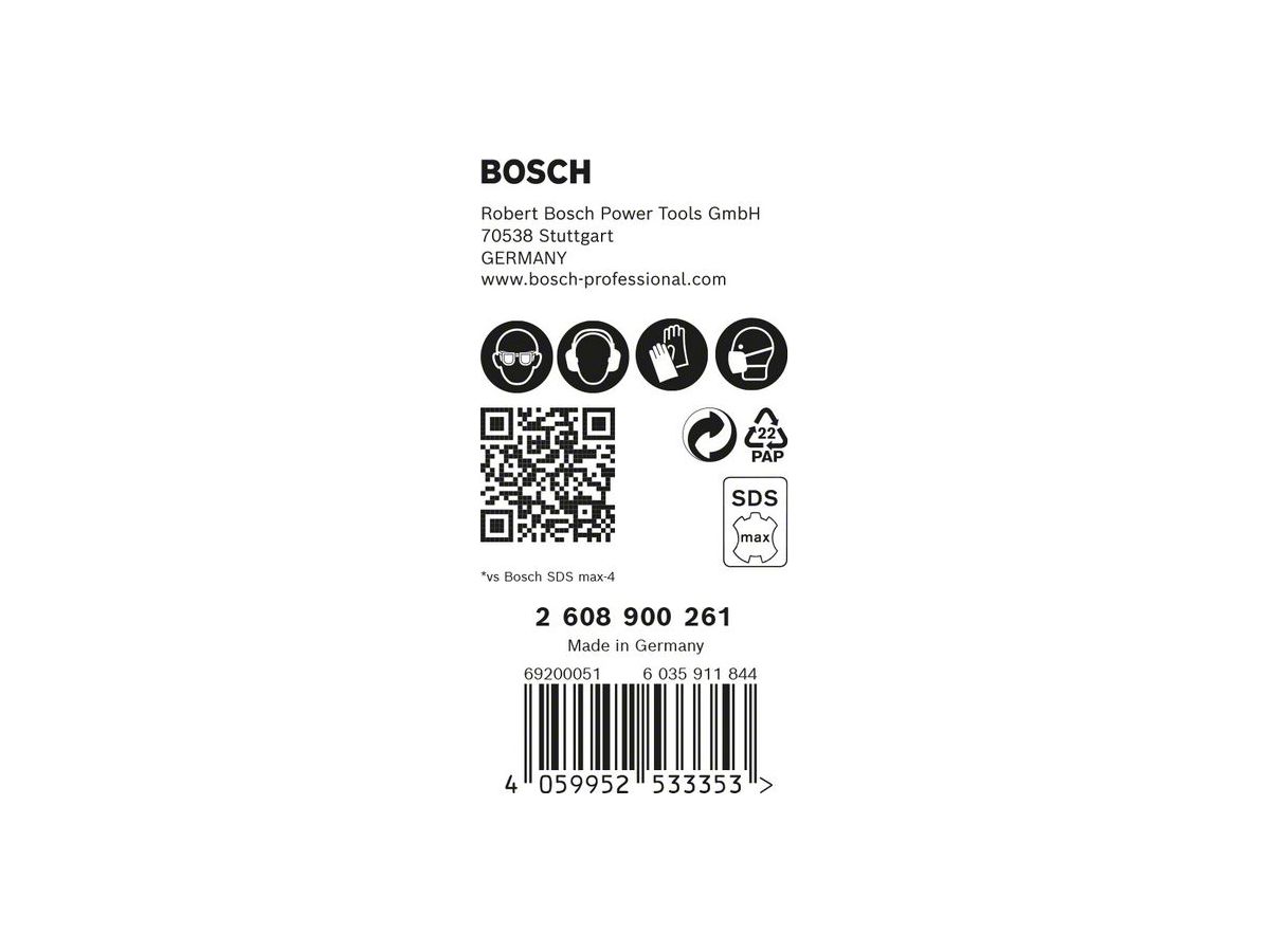 BOSCH Hammerbohrer SDS max-8X EXPERT 16x200x340 mm, VE 5