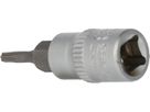 BRILLIANT TOOLS 1/4" TORX Schraubendre. Einsatz,m.Bohrung, 38mm, T9