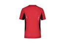 JN Mens Running-T JN391 100%PES, red/black, Größe L