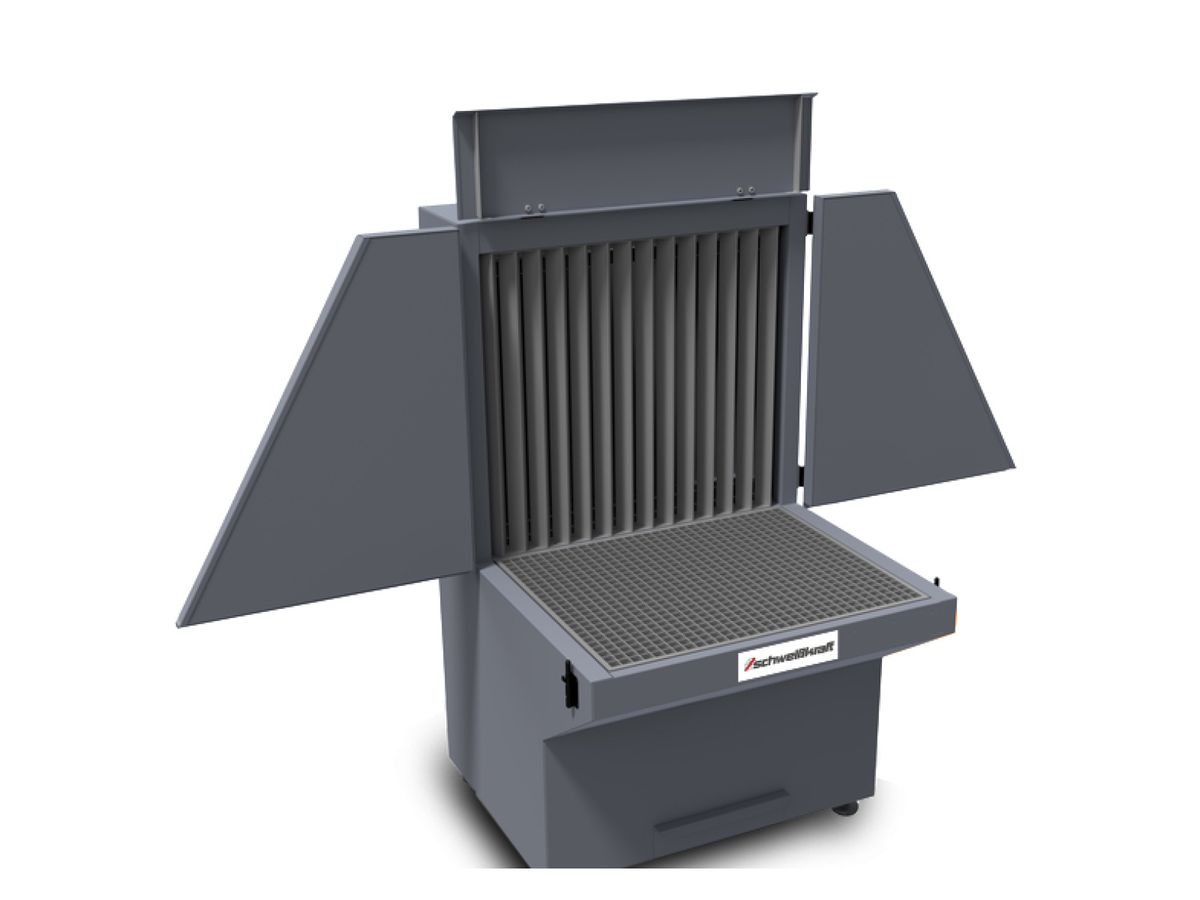 SCHWEISSKRAFT Schleiftisch für Absaugung 2000x1060x1700 mm