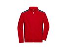 JN Herren Sweat-Jacke JN870 red/navy, Größe XXL
