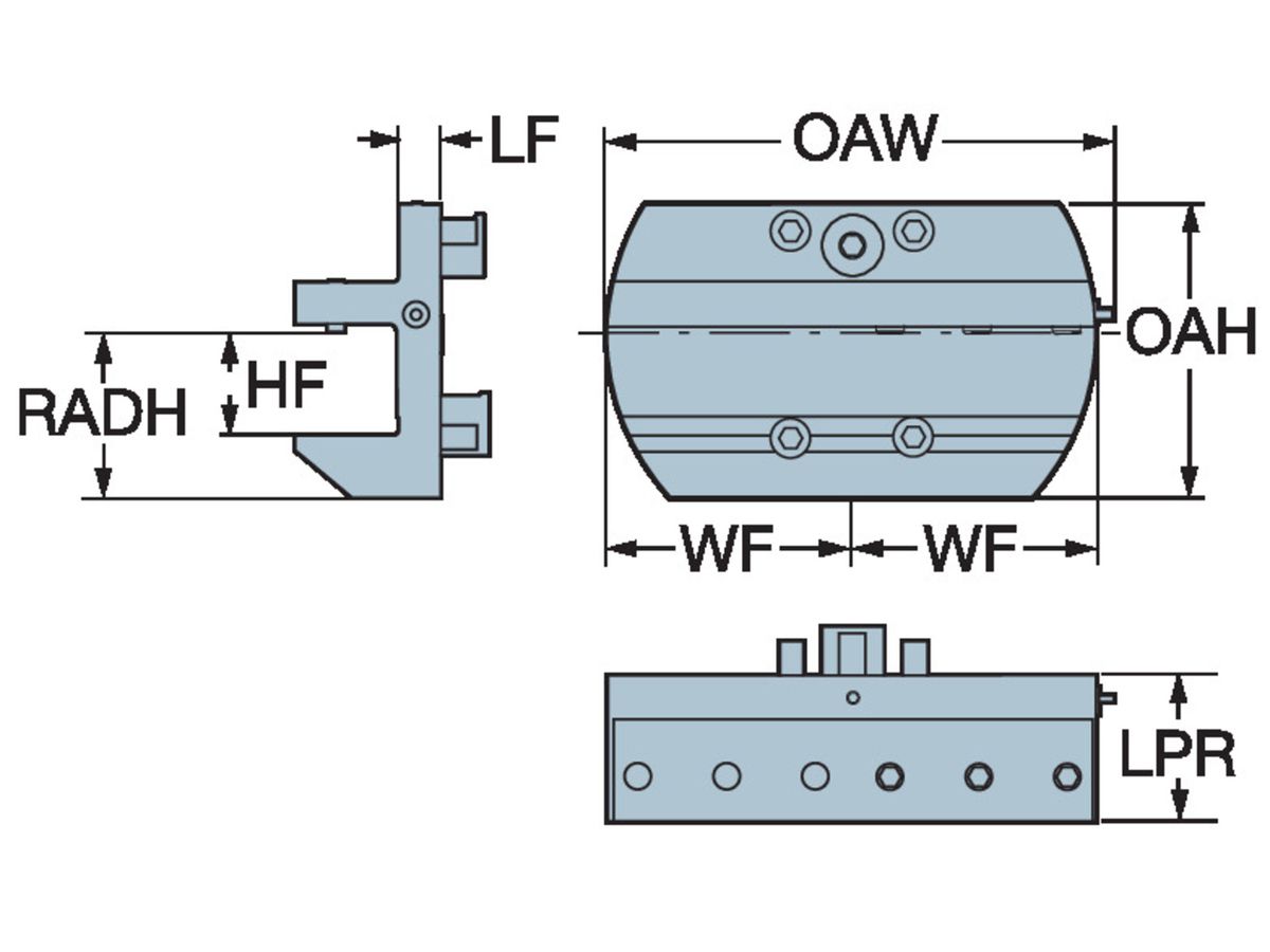 COROMANT Adapter CoroTurn SL - rechteckiger Schaft 570-2003232-M