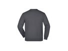 JN Round-Sweat Heavy Junior JN040K 80%BW/20%PES, carbon, Größe L