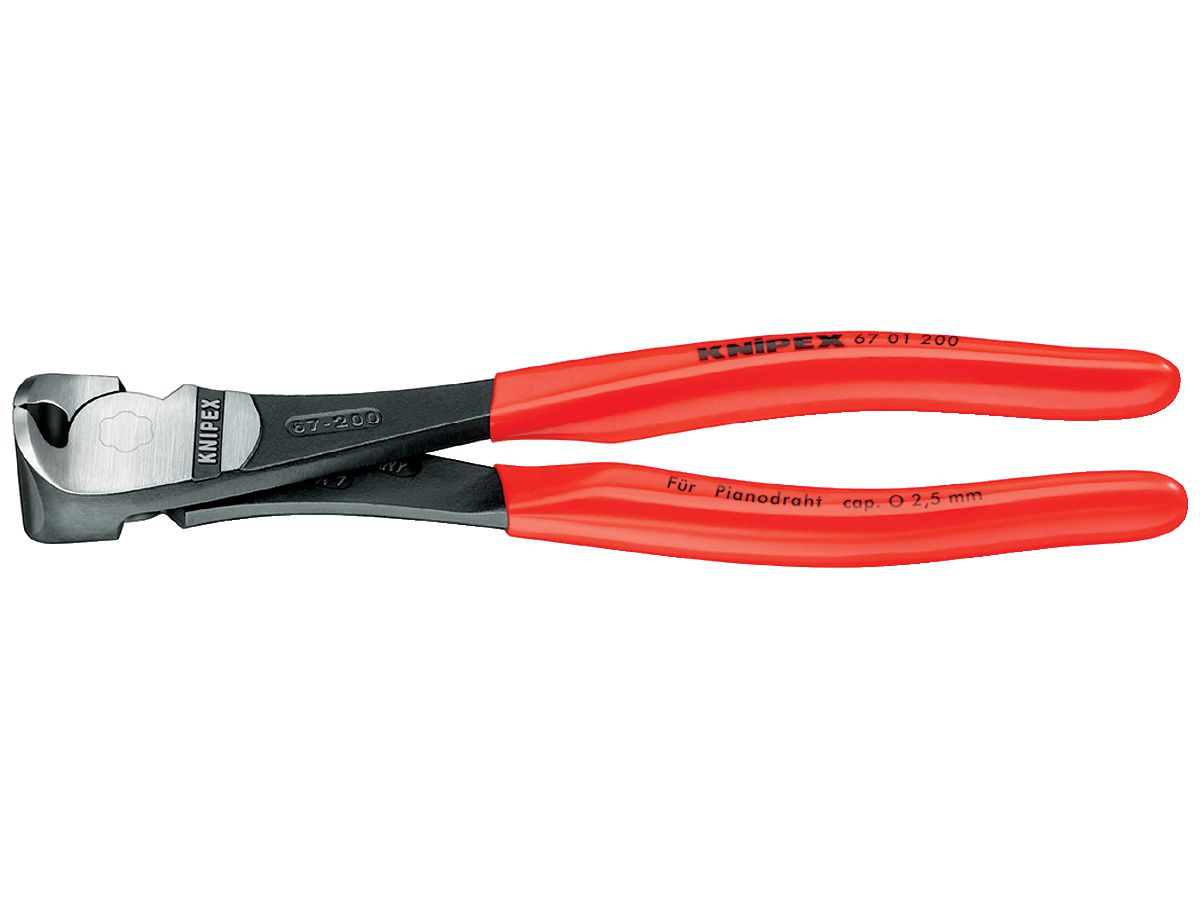 Power end cutter 140mm w.pl.gr. Knipex