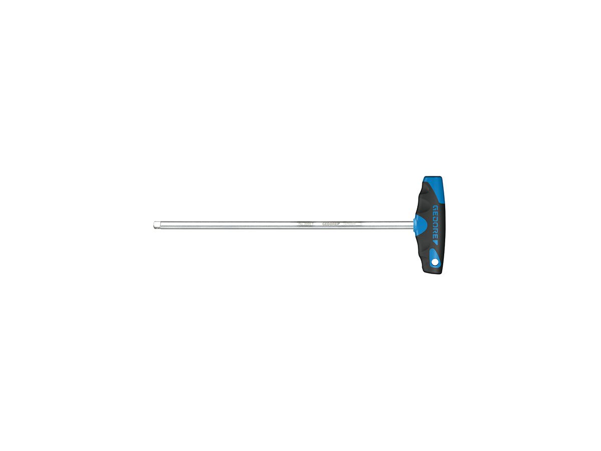 Drive handle 1/4" 300mm w. T-handle Gedore