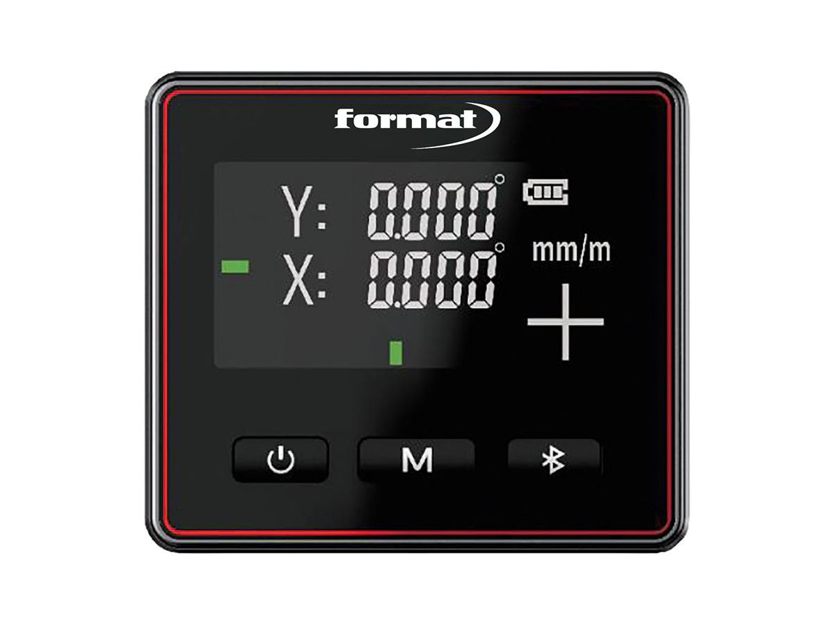 FORMAT X-Y-Anzeige für Dig.-Wasserwaage