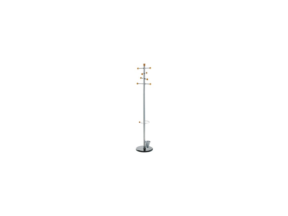 ALCO Garderobenständer 2807 38x175x38cm silber