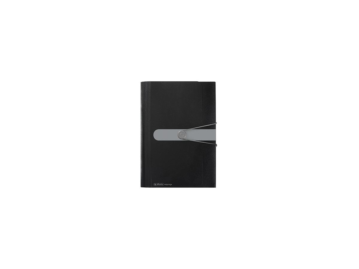Herlitz Fächermappe easy orga to go 11208394 DIN A4 12Fächer PP schwarz