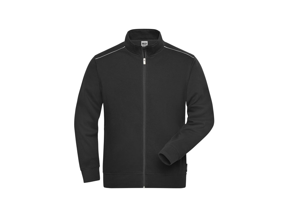 JN Herren Sweat-Jacke JN894 black, Größe 6XL