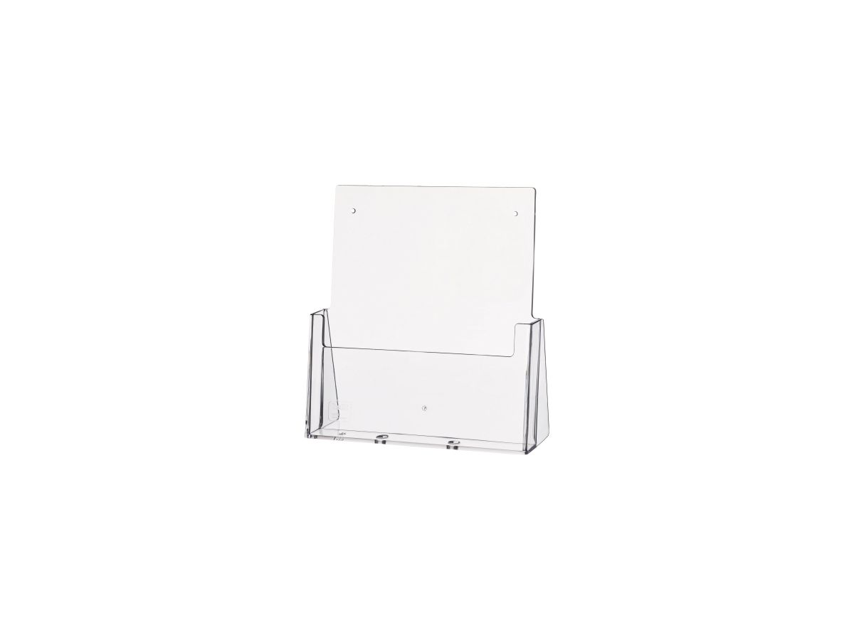helit Prospekthalter H2352302 DIN A4 1Fach glasklar