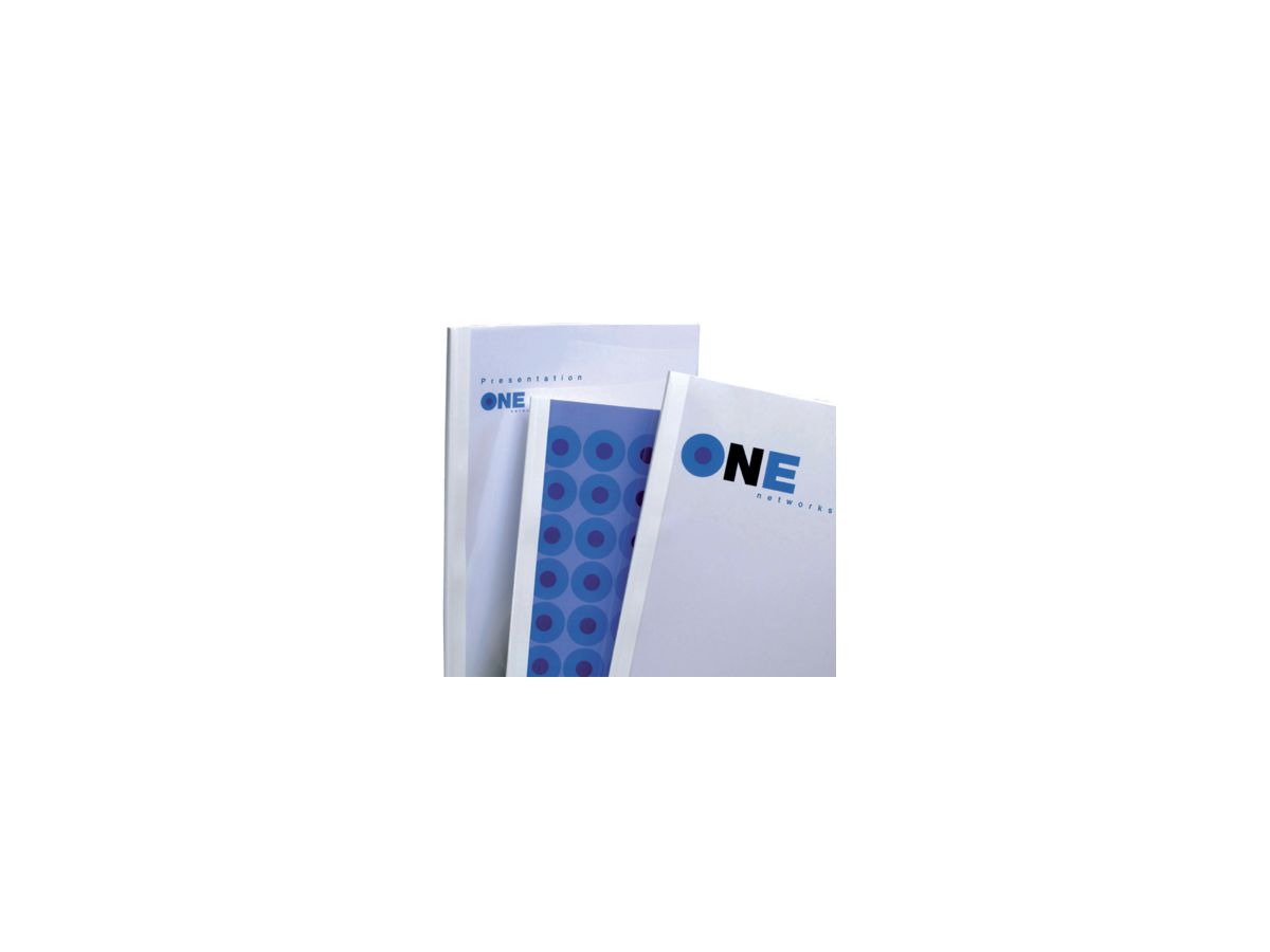 GBC Thermobindemappe IB370014 DIN A4 15Bl. weiß 100 St./Pack.