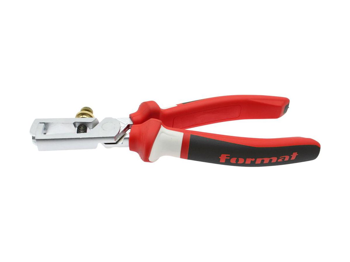 Stripping plier pol. 160mm 2C handle FORMAT
