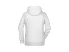 JN Ladies' Hoody 8023 white, Größe 3XL