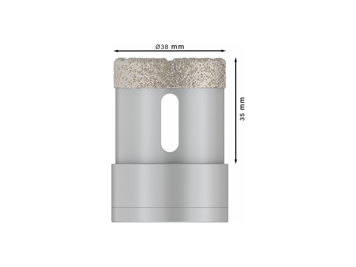 BOSCH X-LOCK Dry Sp. Dia-TrockenbohroneWS, 38mm
