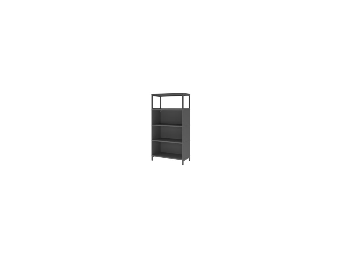 Regal FlexWall VFW48 B800xT400xH1532 mm 4 OH m.Sockel graphit