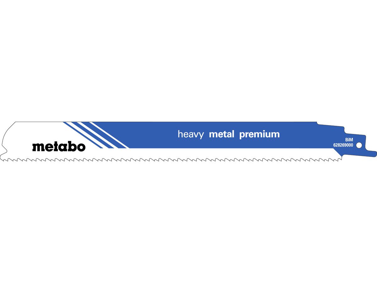 METABO Säbelsägeblatt Heavy Metal Premium BIM 225/2.5+3.2 mm S1136CHF VE 5