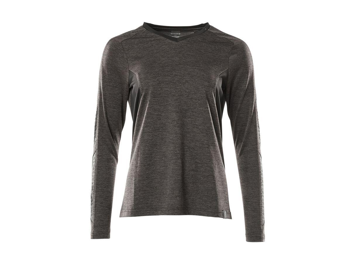 MASCOT Accelerate T-Shirt Damen Langarm Gr. 5XL dunkelanthr./schwarz 18091-810